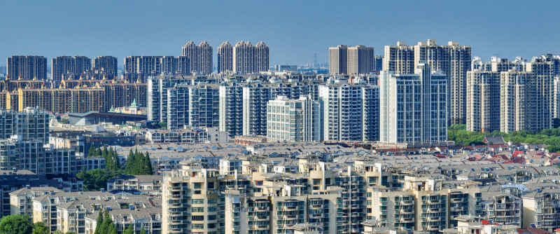 航拍昆山城市风光建筑大景 71