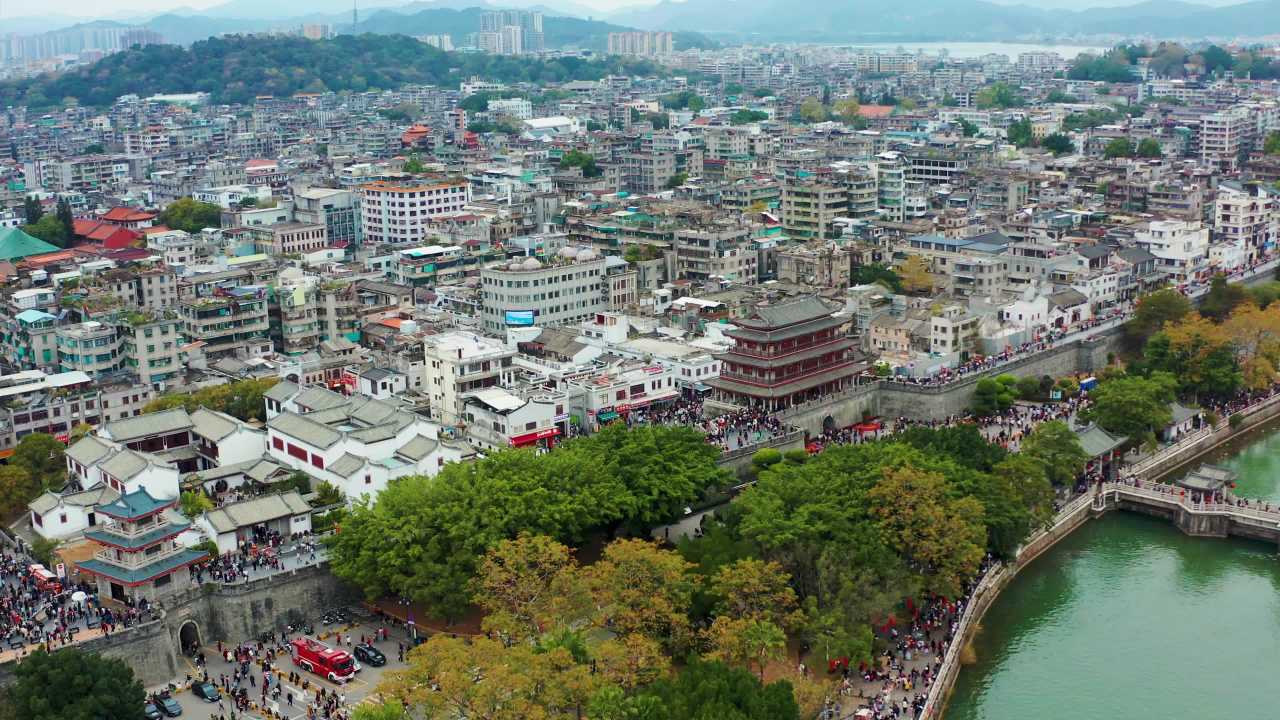 二五年航拍潮州古城
