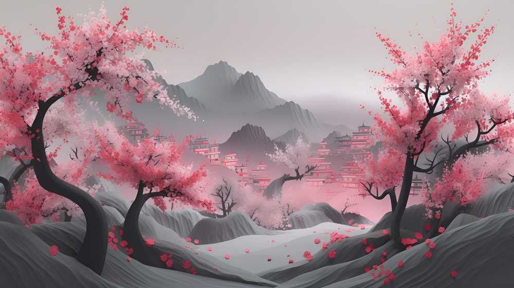 中国风背景图简约