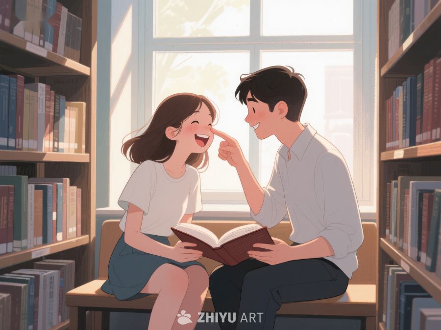 图书馆里的温馨互动 653