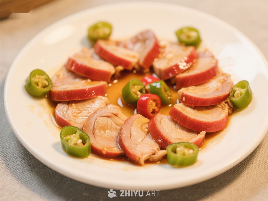 切片肉卷配青椒，美味佳肴 1167