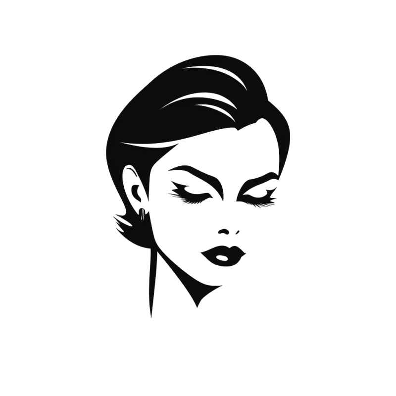 女性头像艺术png