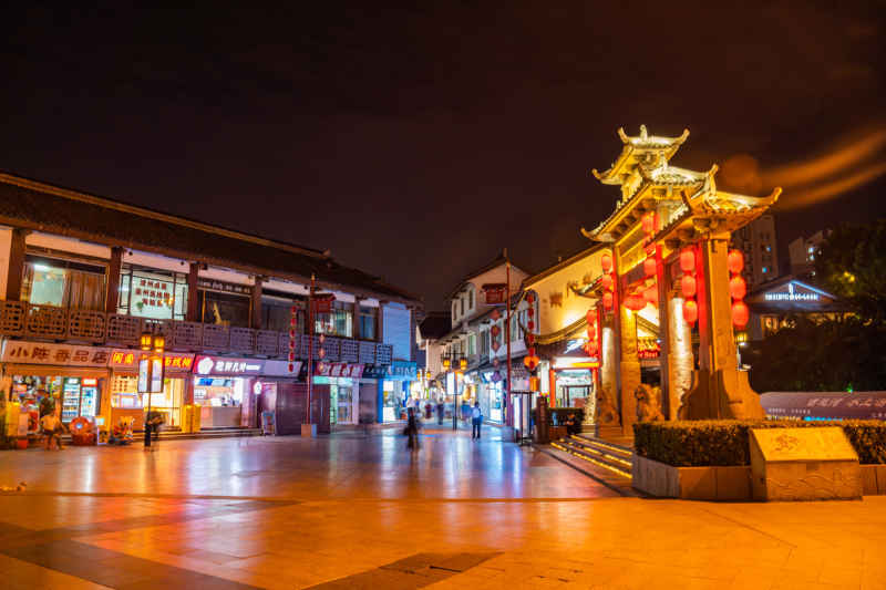 江苏 无锡 南禅寺 步行街