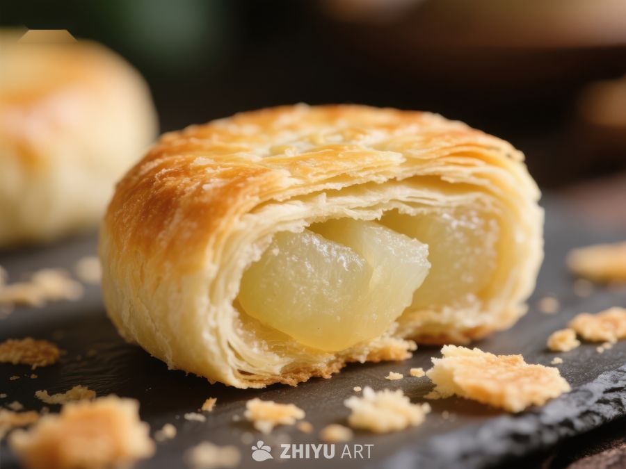 酥皮苹果派，金黄诱人 1130