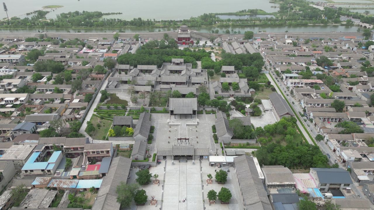 河北邯郸广府古城5A景区航拍