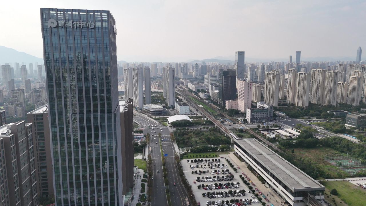 温州中央绿轴和天际线 12