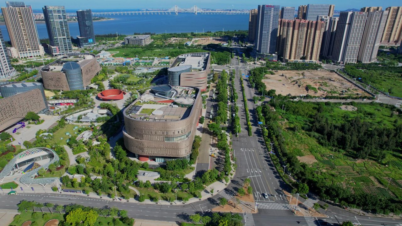 航拍泉州公共文化中心