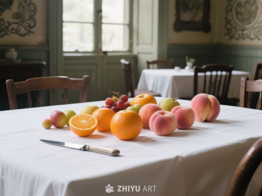 餐桌上的新鲜水果 77