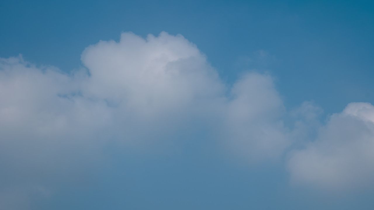 4K蓝天白云延时空镜