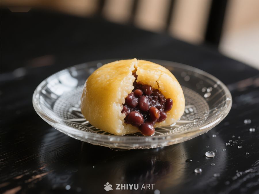 红豆馅饼，美味传统甜点 320