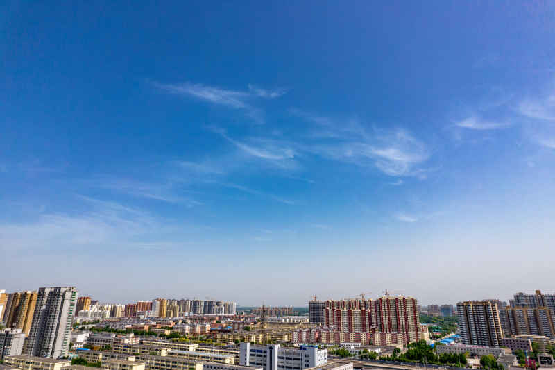 河北衡水火车站航拍摄影图