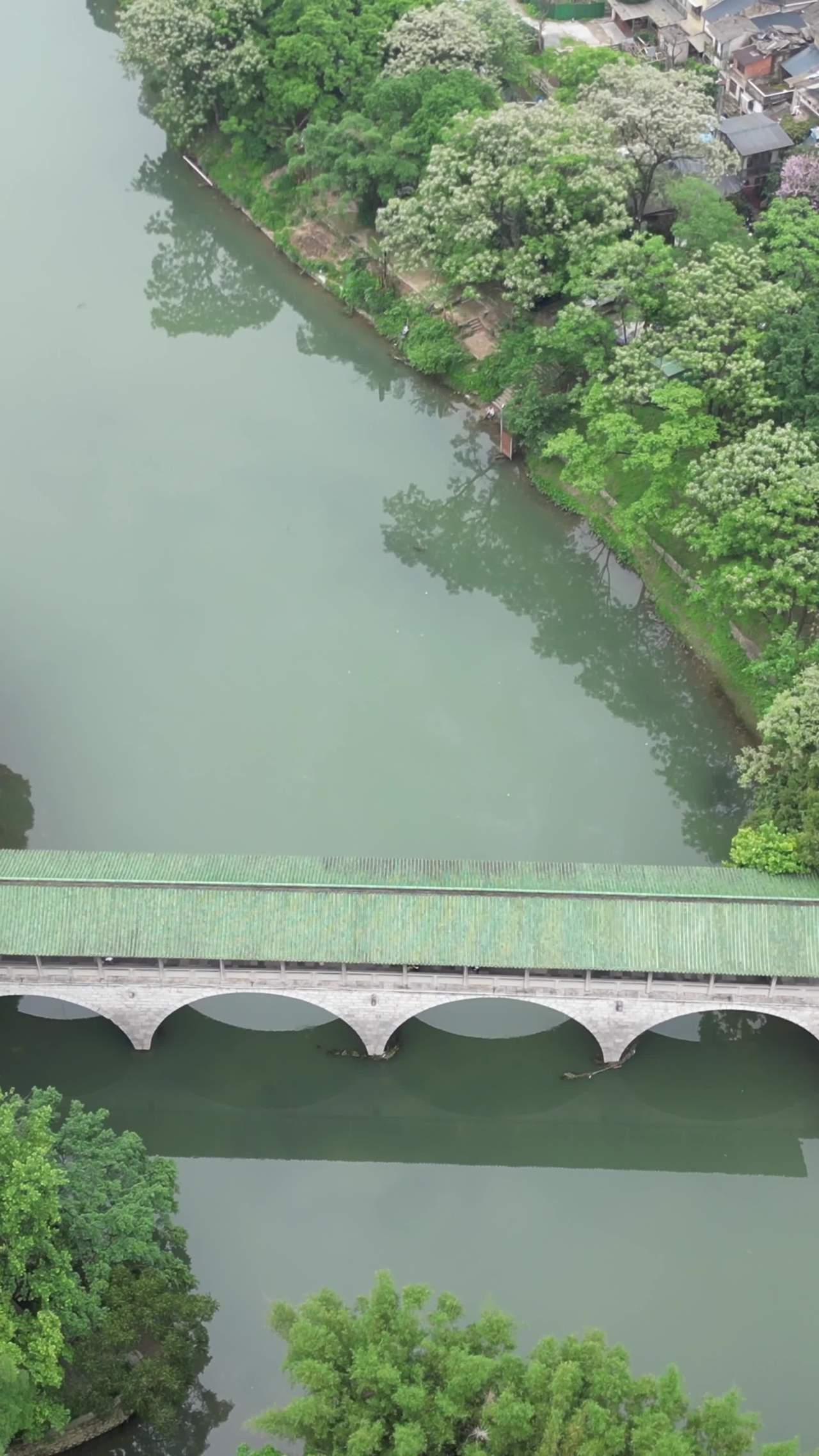 绿桥映翠河