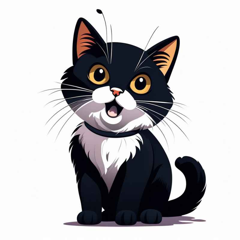 可爱的猫咪独立元素 27