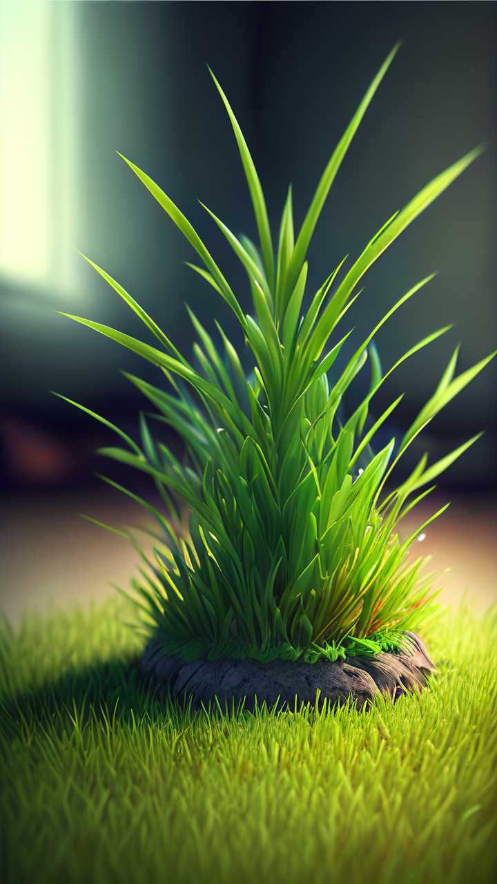 创意绿色的小草