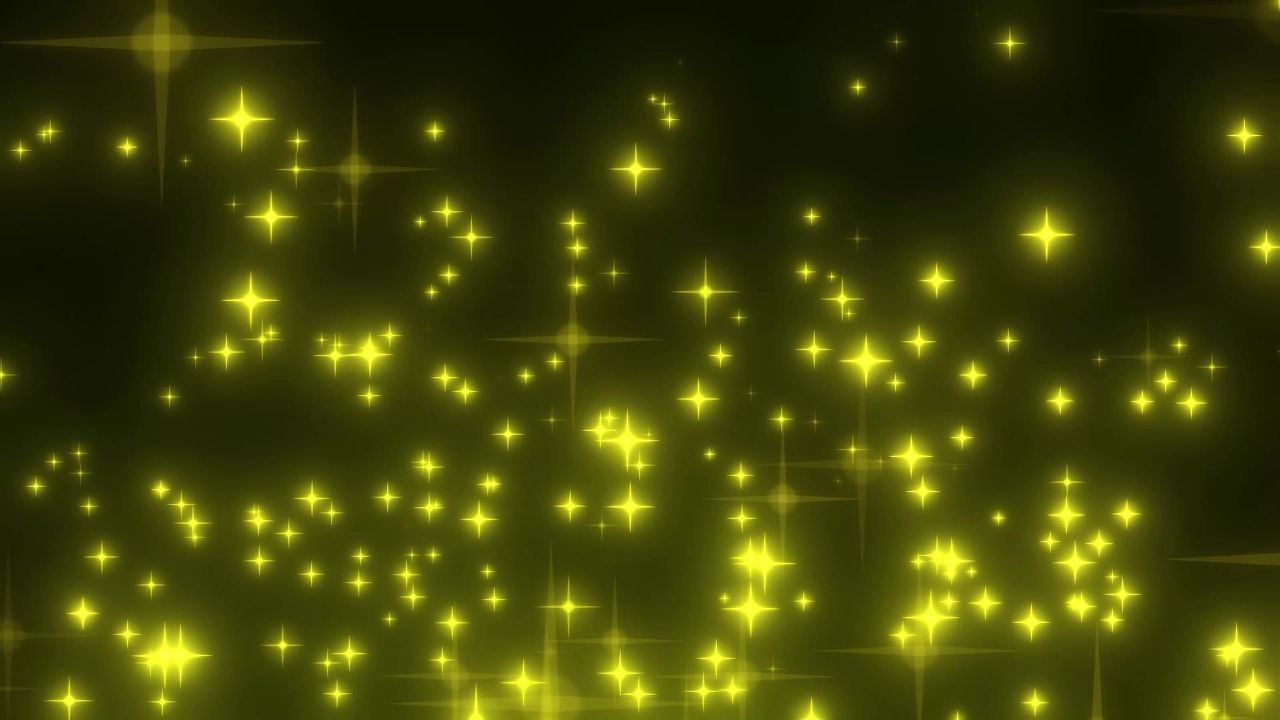 发光粒子 萤光 舞台科技背景 金色粒子