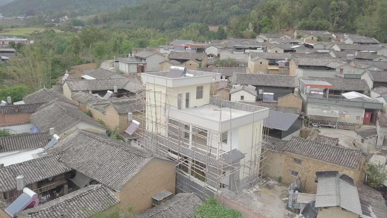 乡村全景俯瞰