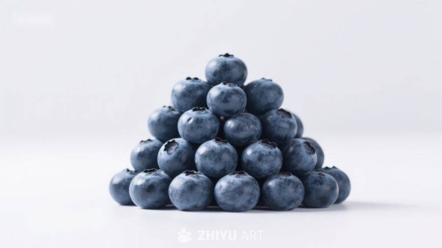蓝莓金字塔排列