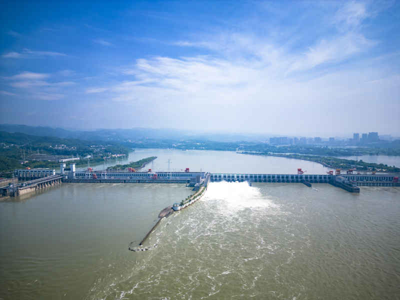 湖北宜昌长江三峡葛洲坝水水电站