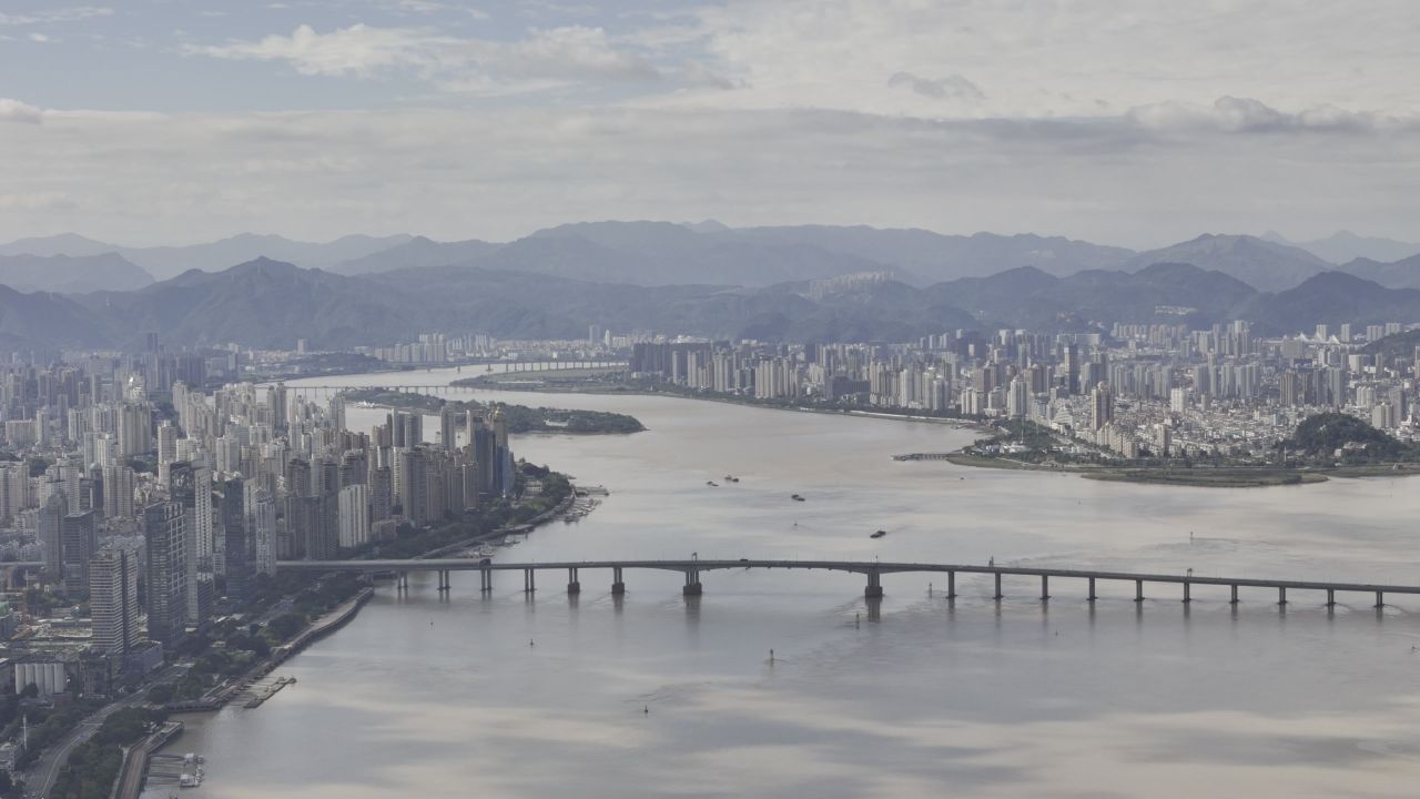 温州晴天城市航拍 18