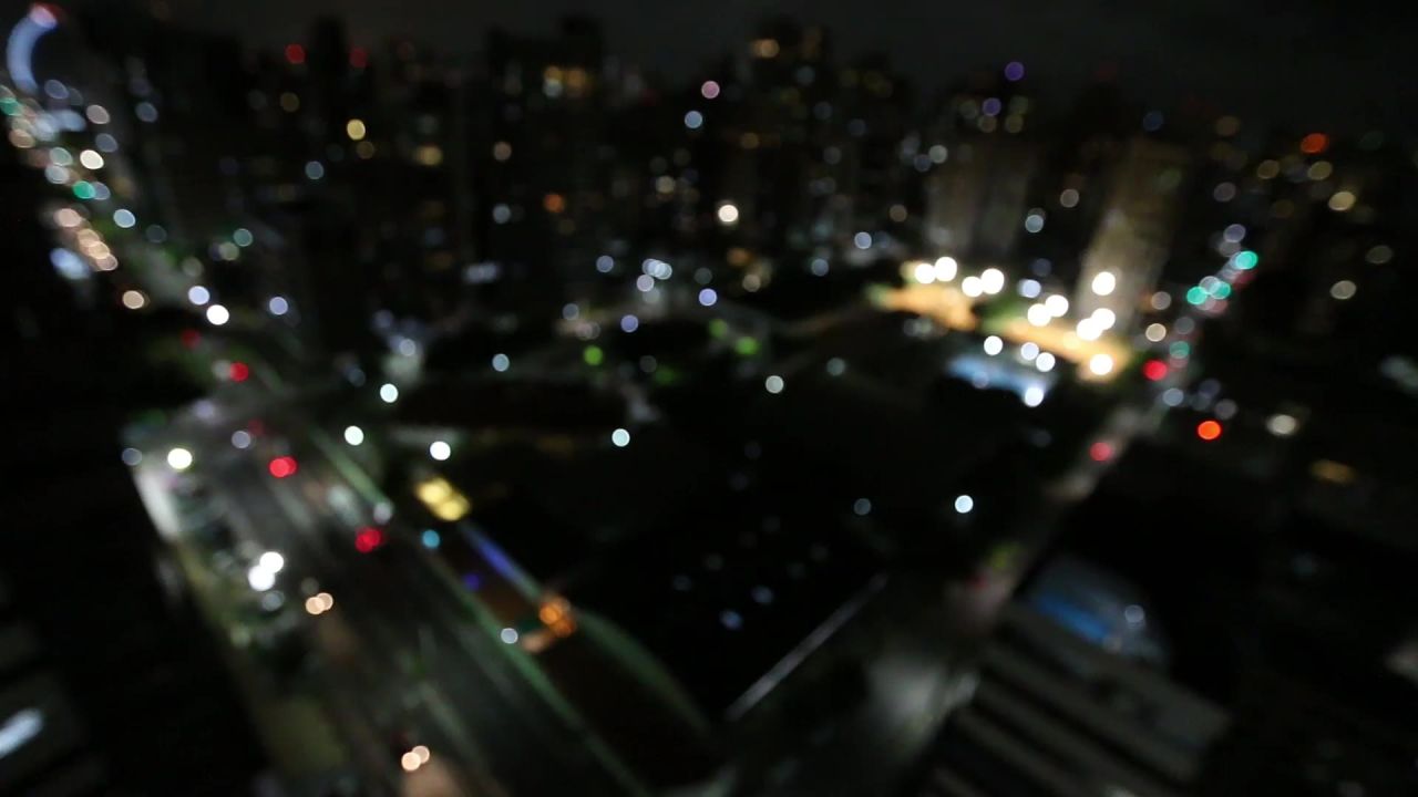 城市夜体系结构灯
