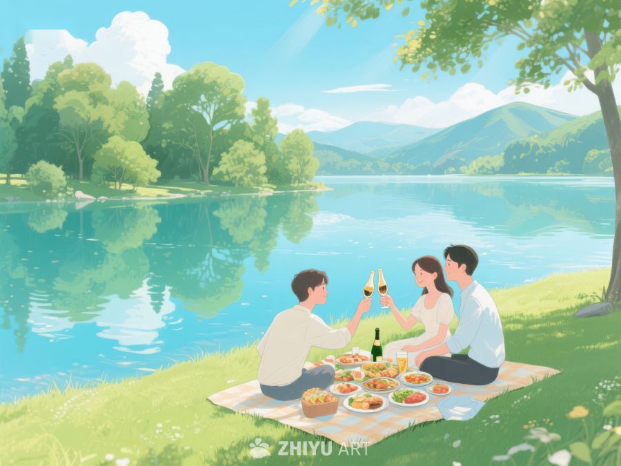 湖畔野餐，共享美好时光 292