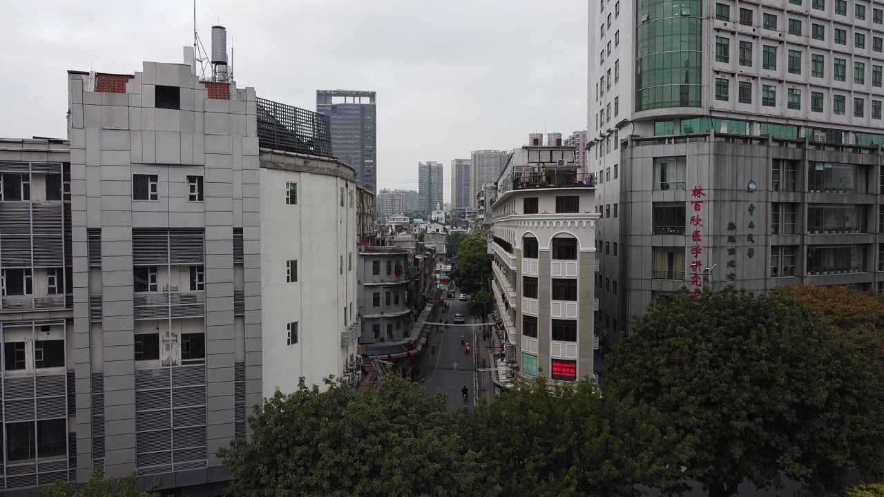 广州爱群大厦航拍