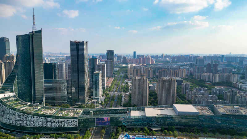 安徽合肥城市风光航拍图 17