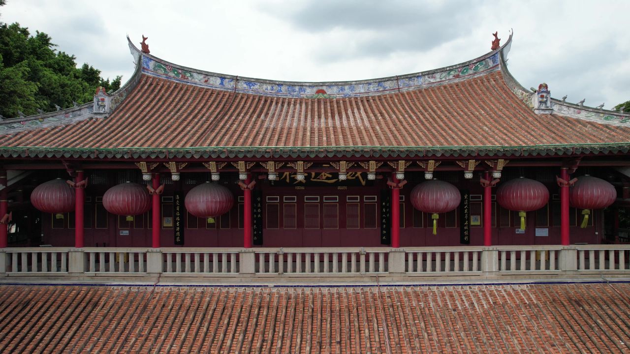 福建泉州城市风光航拍 