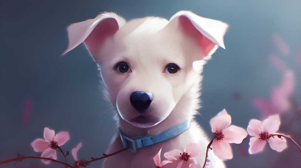 可爱狗狗小花1