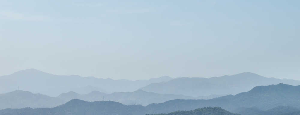 航拍杭州临安青山湖景区