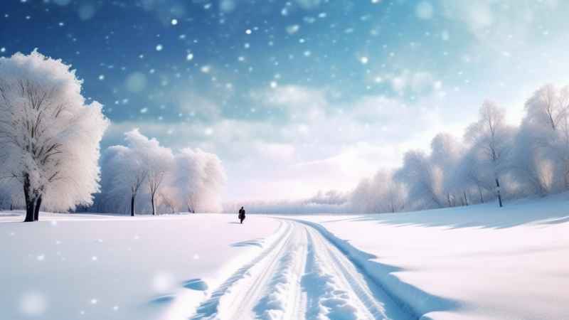 美丽冬季雪景 35