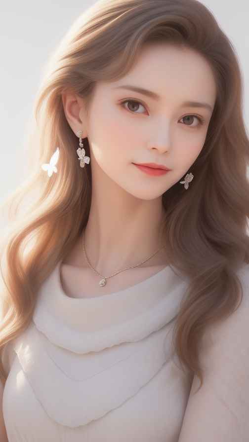酷酷的白色衣服人像
