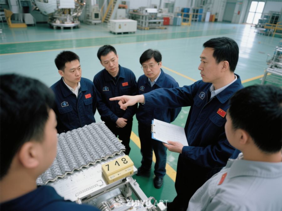 工厂内部团队讨论生产细节 61