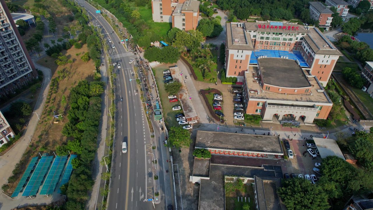 航拍福建华南女子学院