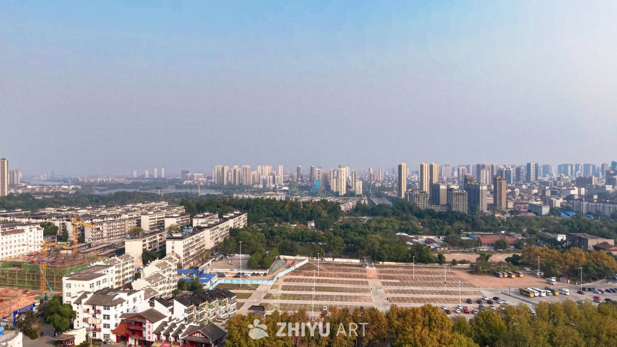 现代都市全景俯瞰