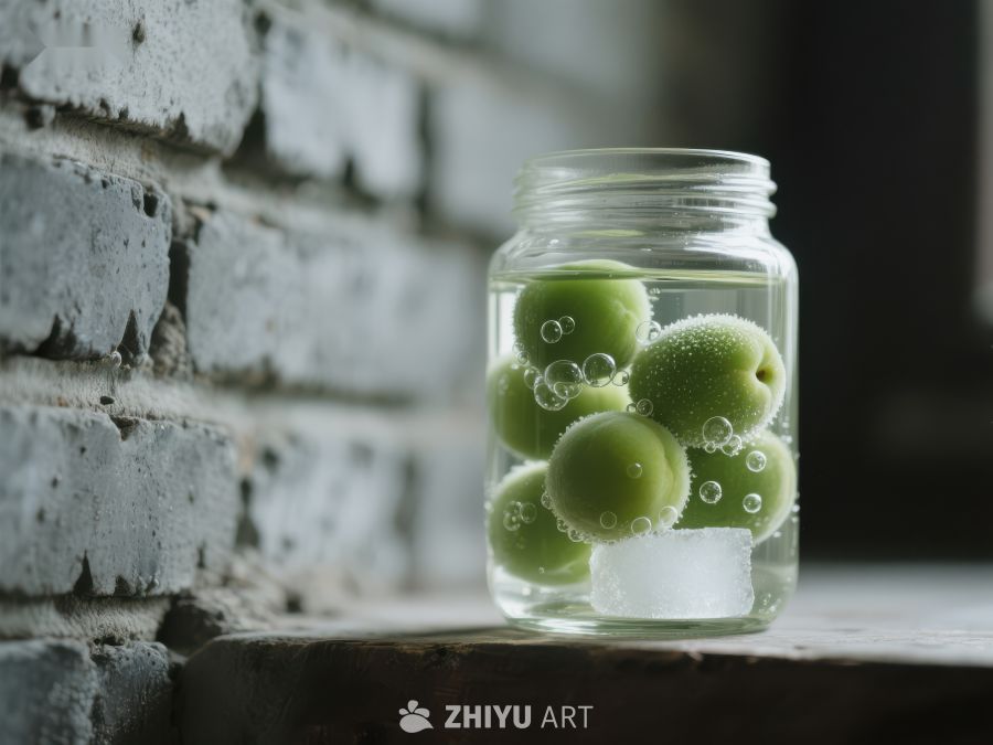 玻璃罐中的青色果实 41