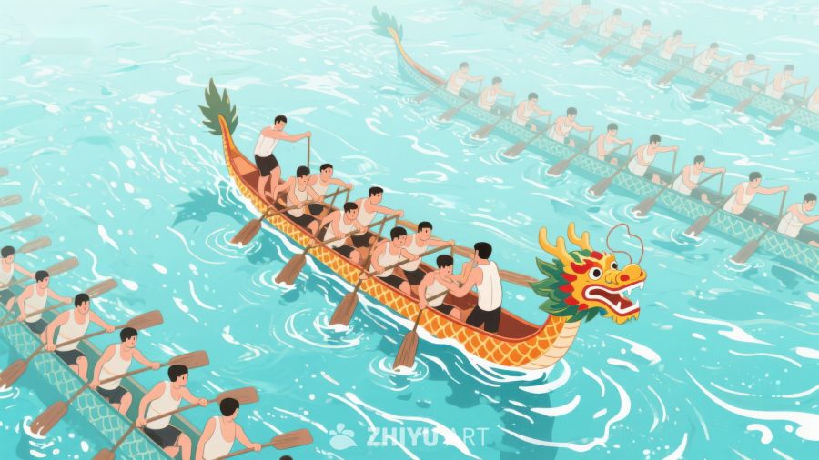龙舟竞渡，水上争锋 280