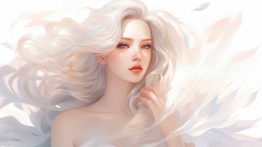 艺术浅白色唯美背景图99