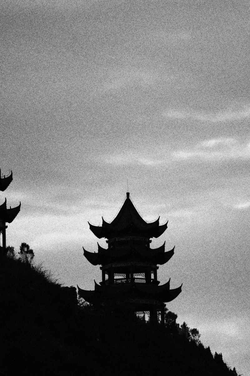 剪影亭子
