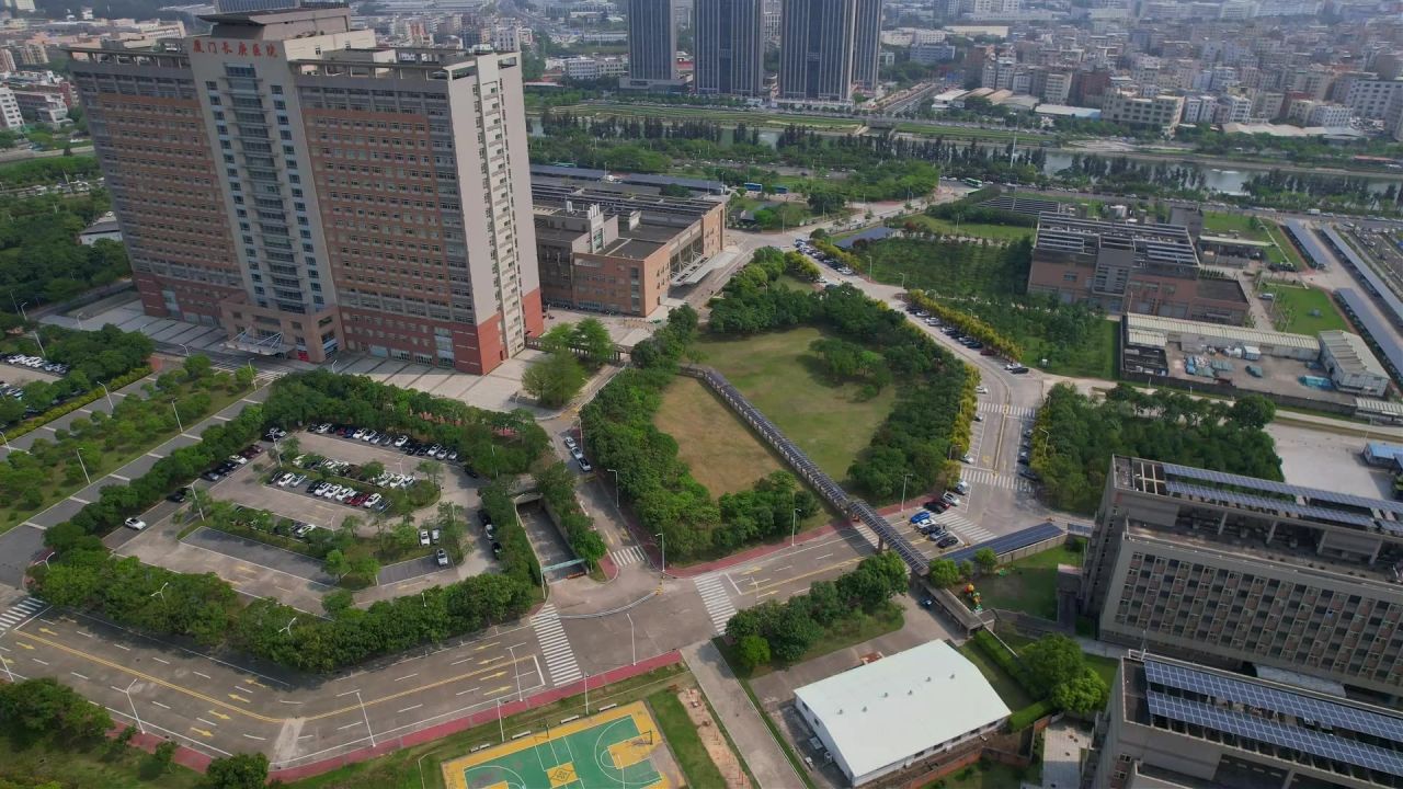 航拍厦门长庚医院景观 4