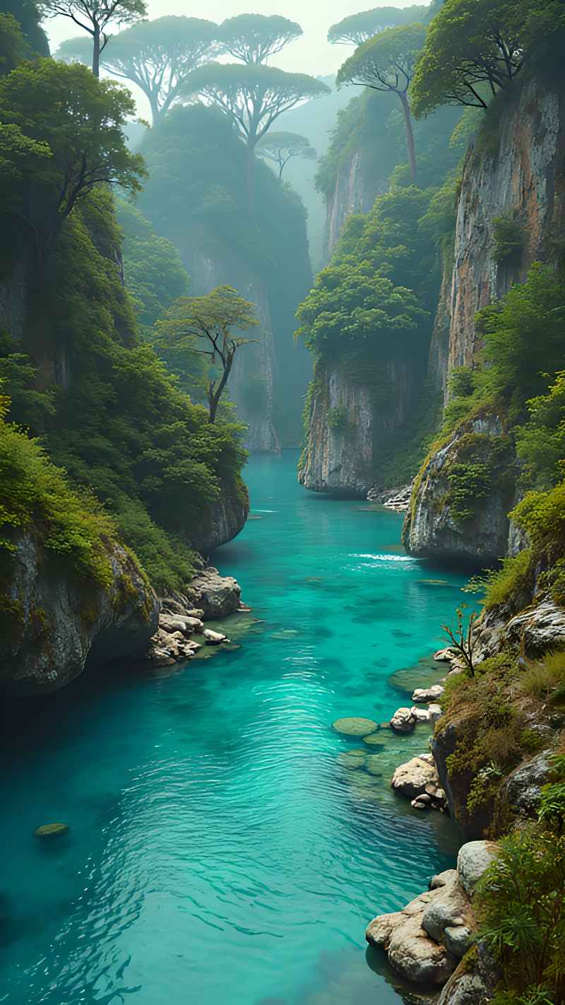未来风格大自然森林超自然风景画质 10