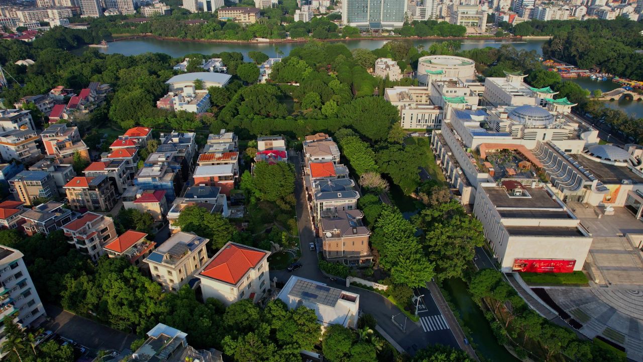 航拍福建省博物馆