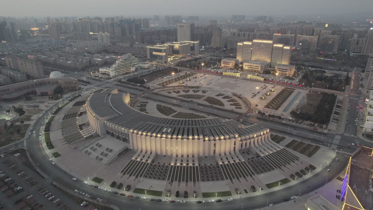 平原博物馆和市政府