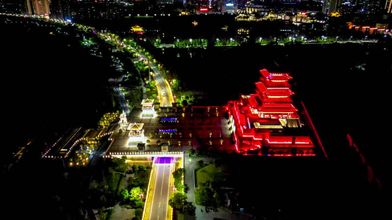 抚州城市夜景灯光