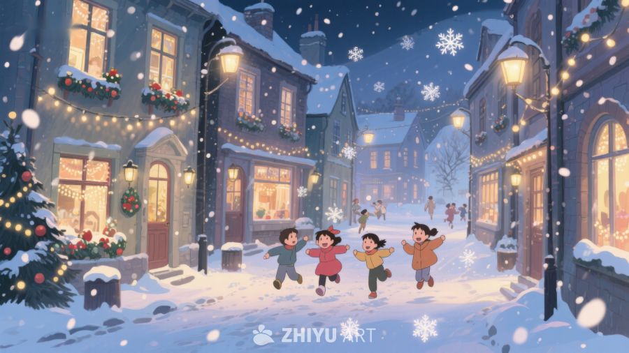 雪夜小镇的欢乐时光 441