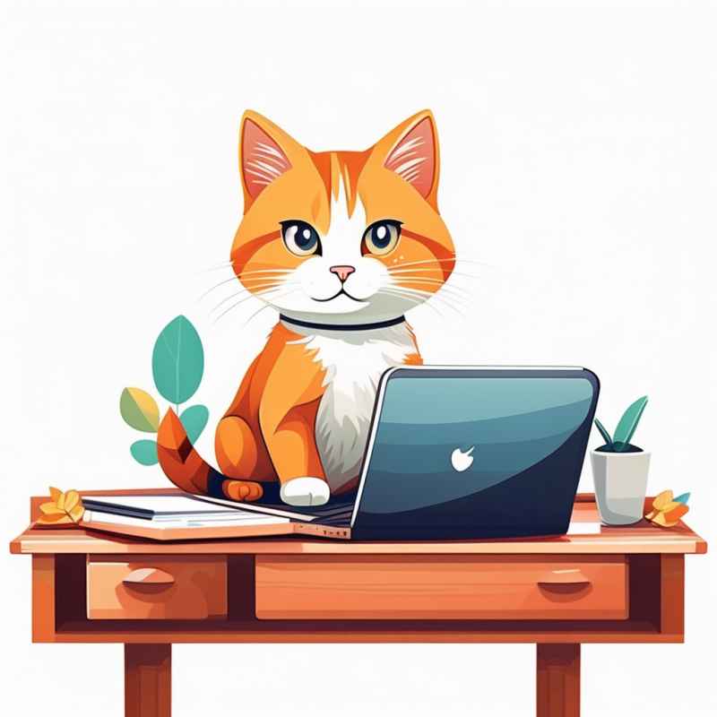 办公室勤劳的猫咪 20