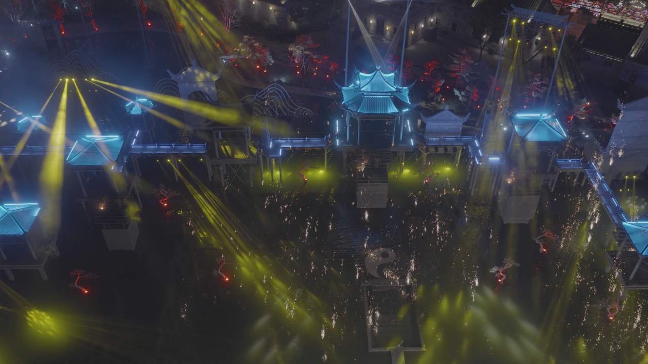 夜空下的庆典