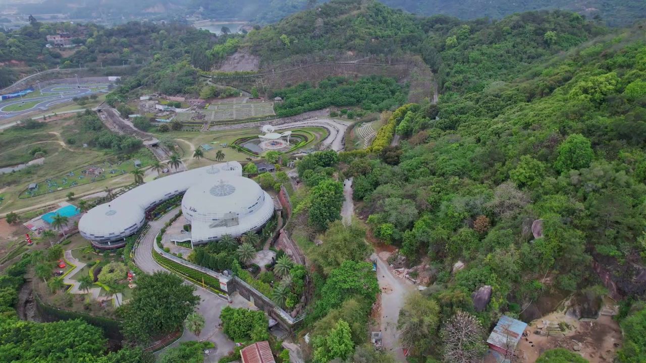 航拍厦门双龙潭景区 3