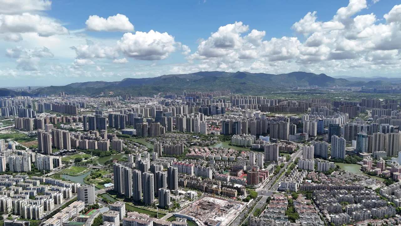 现代都市的壮丽全景