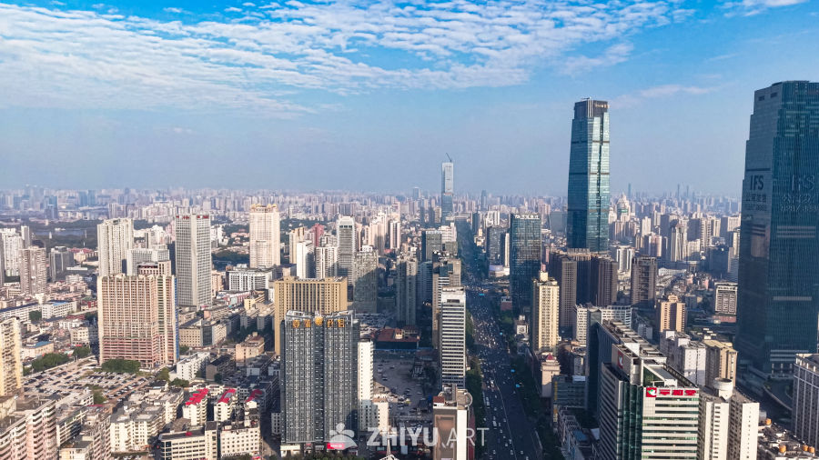 现代都市全景俯瞰